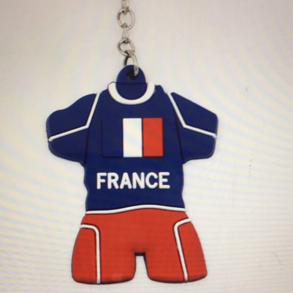 France National Team Jersey Keychain/New